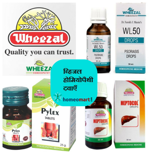Homeopathy medicines in Hindi, wheezal products